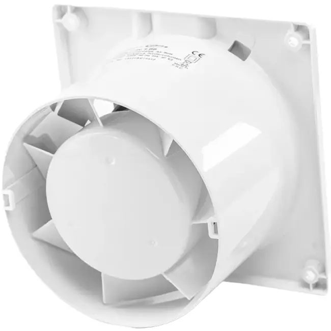 Air Roxy badkamerventilator met aansluitdiameter 100 mm met timer en vochtsensor