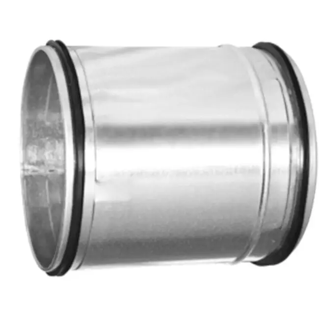 Conexión deslizante alargada para tubo helicoidal de ø 315 mm (galvanizada)