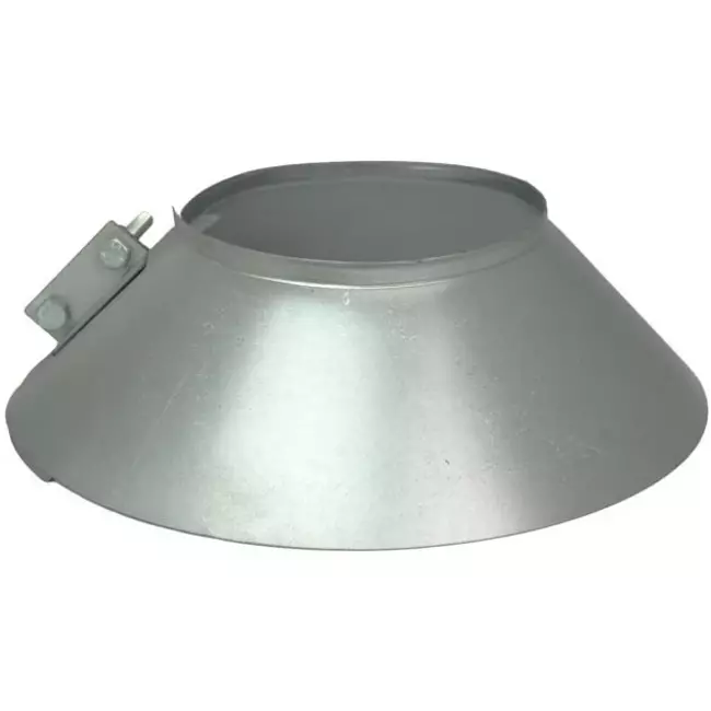 Collarín antilluvia Ø 200 mm - Collarín antilluvia para tubos helicoidales