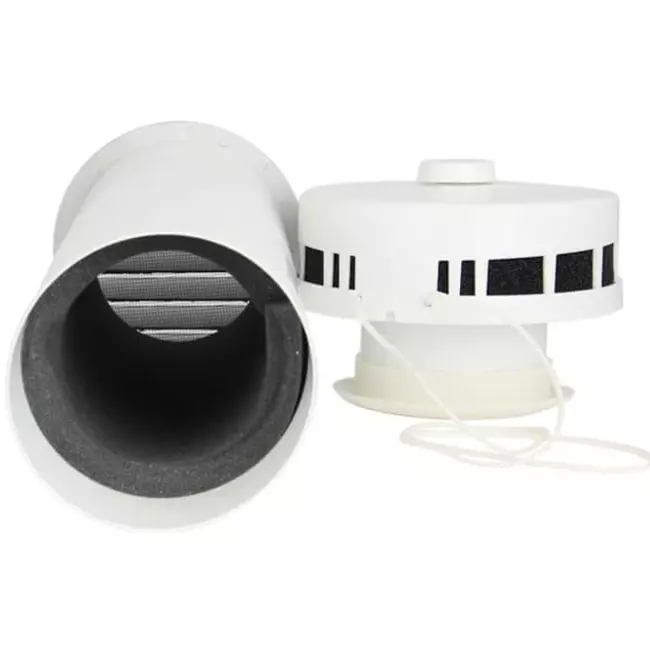 Pasamuros de ventilación aislado para ventilación natural diámetro 125 mm - SPK2-125