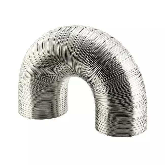 Manguera de ventilación rígida de aluminio diámetro Ø 120 mm longitud 3 metros