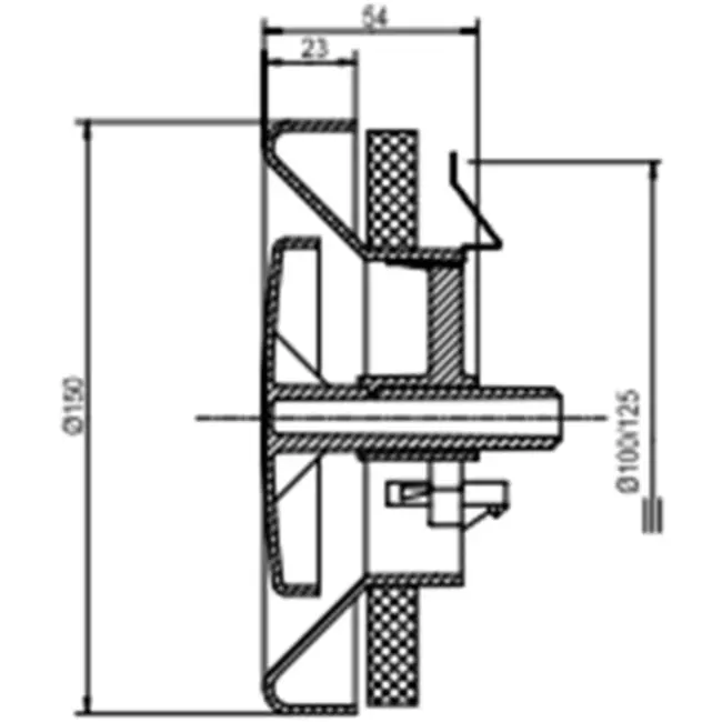 Válvulas de escape de ventilación Zehnder 125mm blanco - STK 1-125