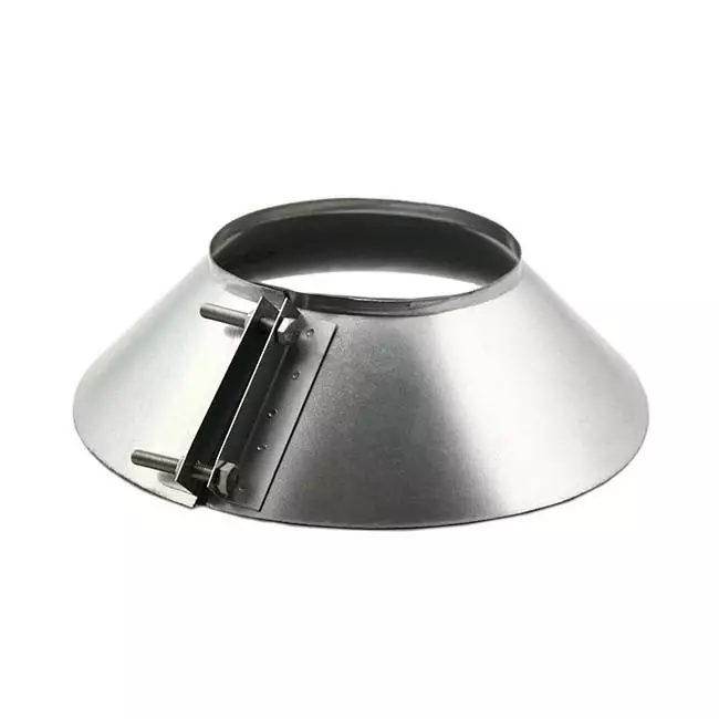 Collarín antilluvia Ø 200 mm - Collarín antilluvia para tubos helicoidales