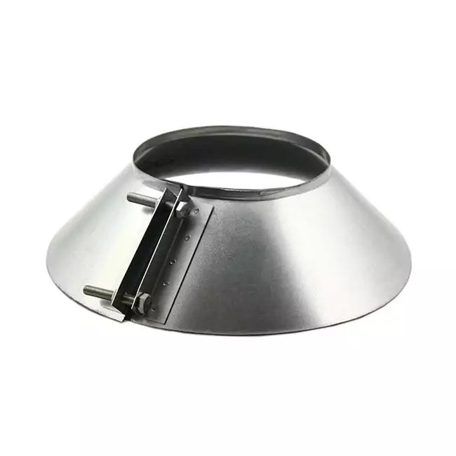 Collarín antilluvia Ø 150 mm - Collarín antilluvia para tubos helicoidales