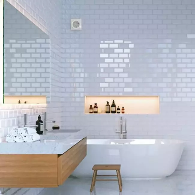 Extractor de baño Supra con temporizador ajustable Ø 100 mm -100T