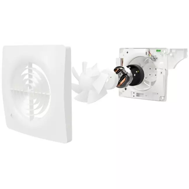 Extractor de baño Supra con temporizador ajustable Ø 100 mm -100T