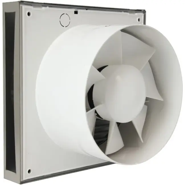 Extractor de baño Ø 100 mm acero inoxidable con temporizador - EET100Ti