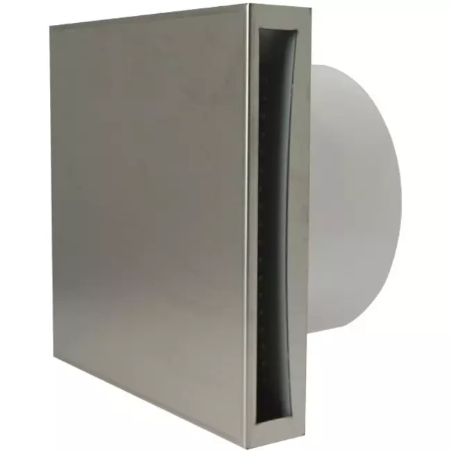 Extractor de baño Ø 100mm acero inoxidable - Design EET100i