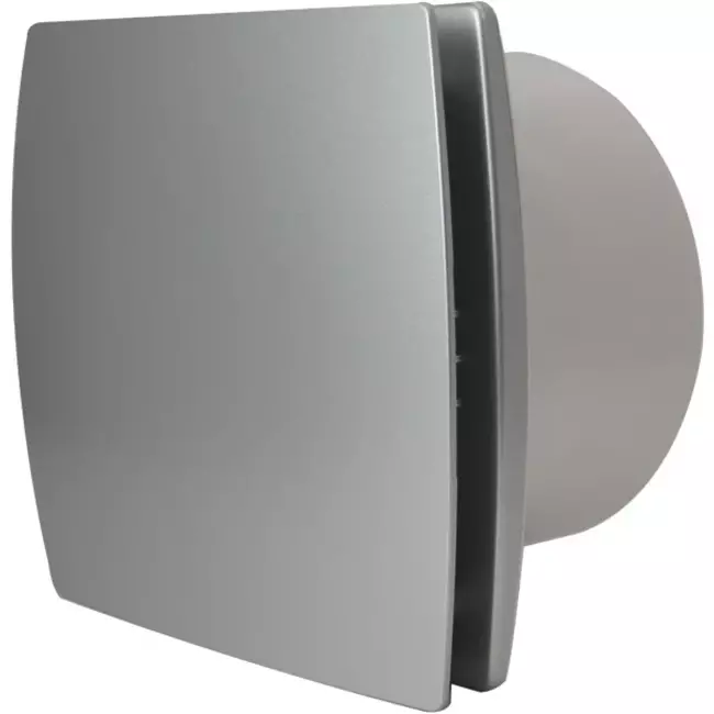 Extractor de baño Ø 100mm plateado - Design EET100S