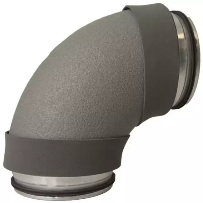Codo aislado Thermoduct 90 grados con diámetro de 315 mm
