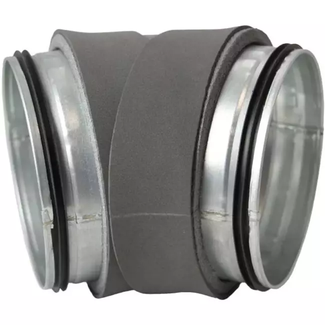 Termoducto 13 mm diámetro de codo 125 mm 45 grados aislado
