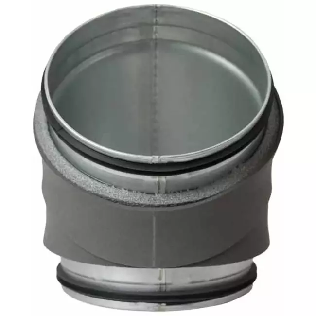 Termoducto 13 mm diámetro de codo 125 mm 45 grados aislado