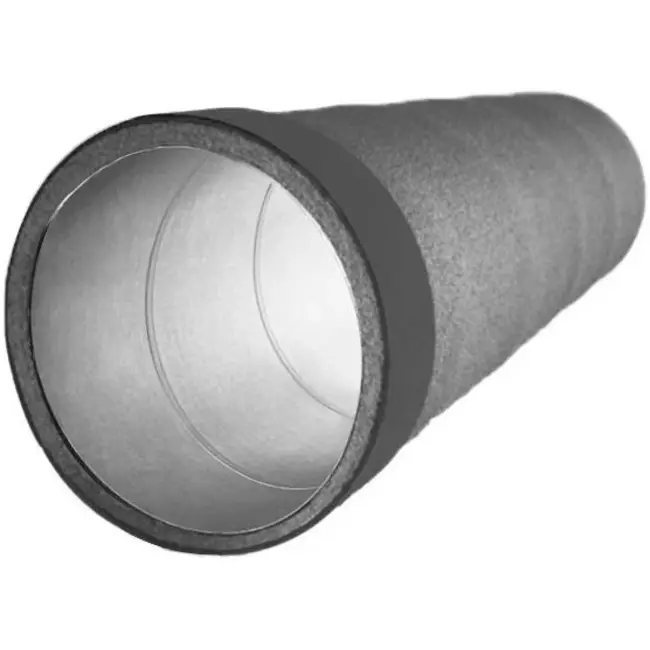 Tubo espiral aislado Thermoduct - diámetro 315 mm - 1000 mm - capa aislante de 9 mm