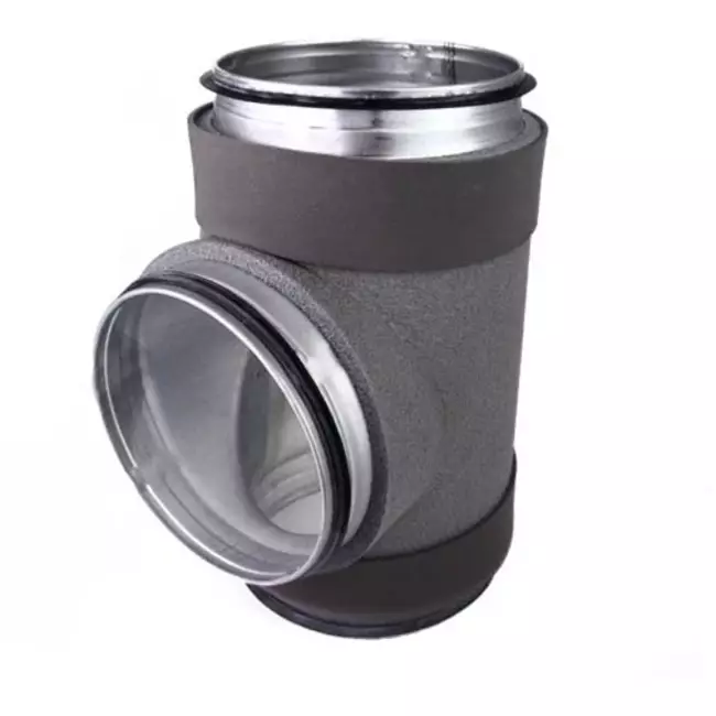 Pieza en T aislada de Thermoduct diámetro 200 mm- 160 mm (90 grados)