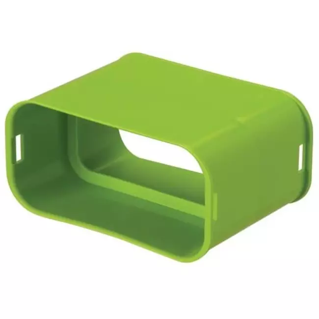 Conector plano ovalado Ubbink 60x132