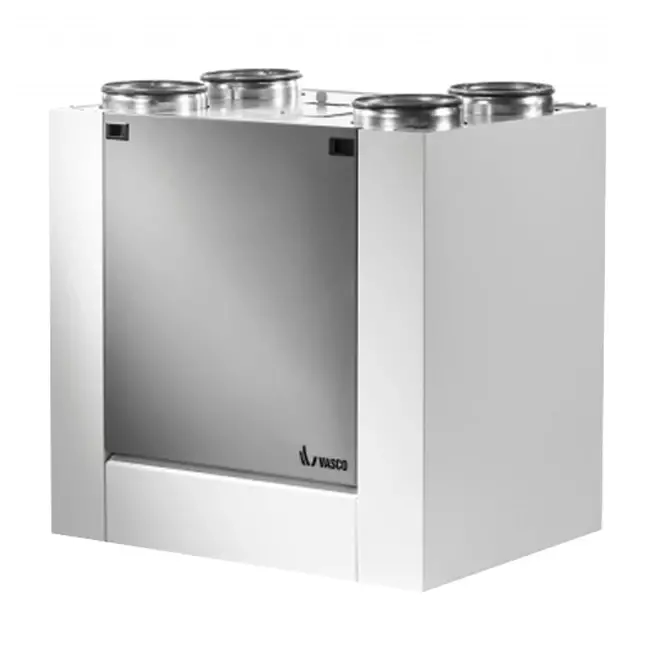 Unidad de VMC con recuperación de calor T500 Vasco - incluye receptor RF