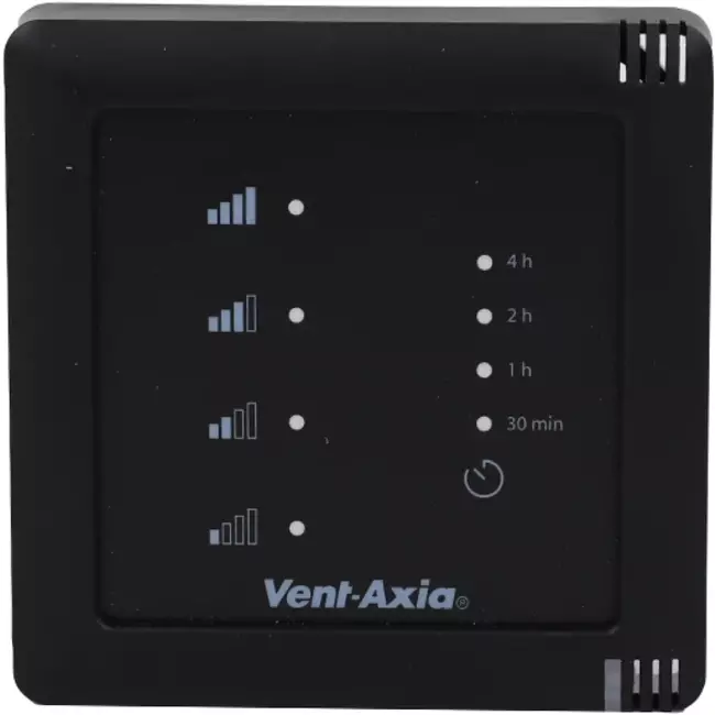 Vent-Axia Multihome RFT Interruptor de 4 posiciones 230V negro - SSU-RZ