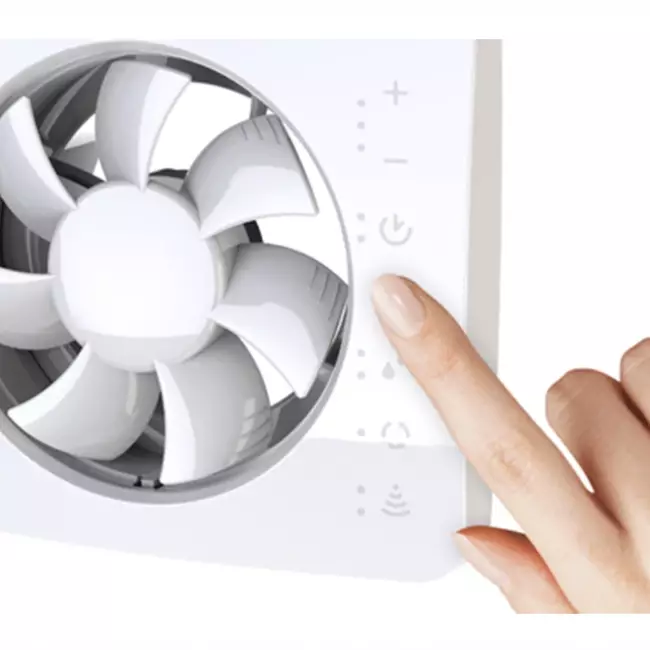 Extractor de baño Svensa PureAir con sensor de olores 100-125 mm