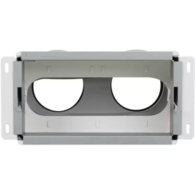 Conexión para colector de pared Vent-Axia Uniflexplus conexión trasera 2x Ø90 mm incl.