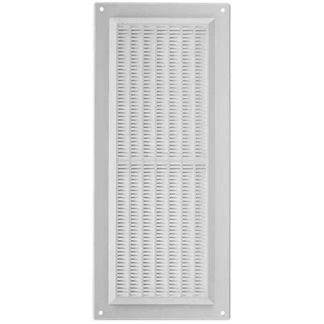 Rejilla de ventilación rectangular con rejilla 130x300 blanco - VR1330