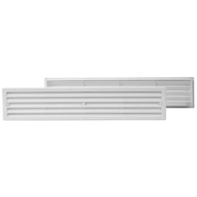 Rejilla para puertas 450x92 blanco - VR459