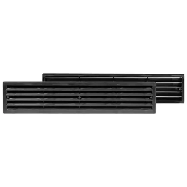 Rejilla para puertas 450x92 mm negro - VR459M