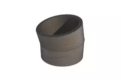 Curva de 15 grados Ubbink Aerfoam 160 mm