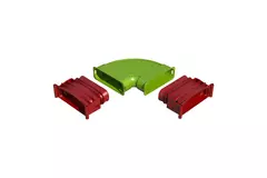 Ubbink Air Excellent 45SC kit codo horizontal
