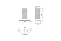 Adaptador de válvula Ubbink Air Excellent 45SC 125 2x90