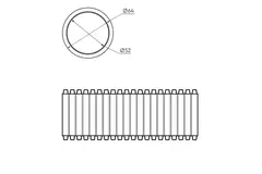 Ubbink Air Excellent 50 metros 23C conducto flexible 63 52