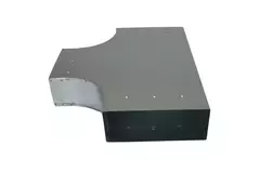Pieza en T 90 grados 300x80 mm - 170x80 mm para canalización