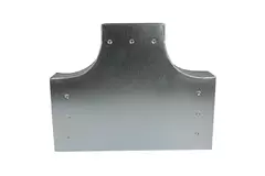 Pieza en T 90 grados 300x80 mm - 170x80 mm para canalización