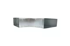 Pieza en T 90 grados 300x80 mm - 170x80 mm para canalización