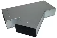 Pieza en T 45 grados 220x80 mm - 170x80 mm para canalización