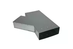 Pieza en T 45 grados 220x80 mm - 170x80 mm para canalización