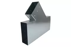 Pieza en T 45 grados 220x80 mm - 170x80 mm para canalización
