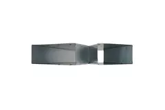 Pieza en T 45 grados 220x80 mm - 170x80 mm para canalización