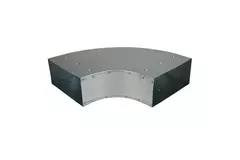 Curva 90 grados 170x80 mm horizontal para conductos