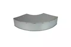 Curva 90 grados 170x80 mm horizontal para conductos