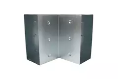 Curva 90 grados 170x80 mm vertical para canal de vertido