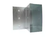Curva 90 grados 170x80 mm vertical para canal de vertido