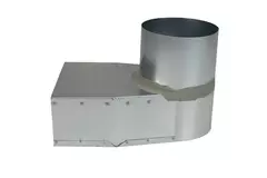 Tubo ángulo 170x80 mm a diámetro 160 mm mm para canalización