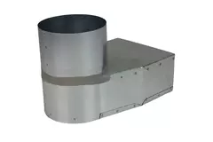 Tubo ángulo 170x80 mm a diámetro 160 mm mm para canalización
