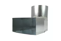 Tubo ángulo 170x80 mm a diámetro 160 mm mm para canalización