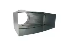Adaptador de 170x80 mm a 160 mm de diámetro para conductos