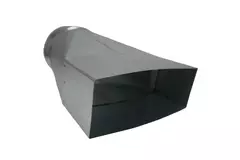 Adaptador de 170x80 mm a 160 mm de diámetro para conductos