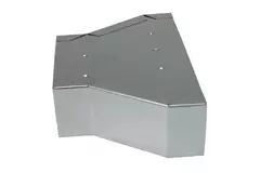 Adaptador de 300x80 mm a 170x80 mm para conductos