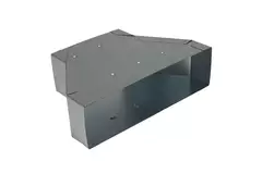 Adaptador de 300x80 mm a 170x80 mm para conductos