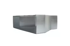 Adaptador de 300x80 mm a 170x80 mm para conductos