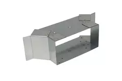 Conexión lateral 170x80 mm para conducto de humos